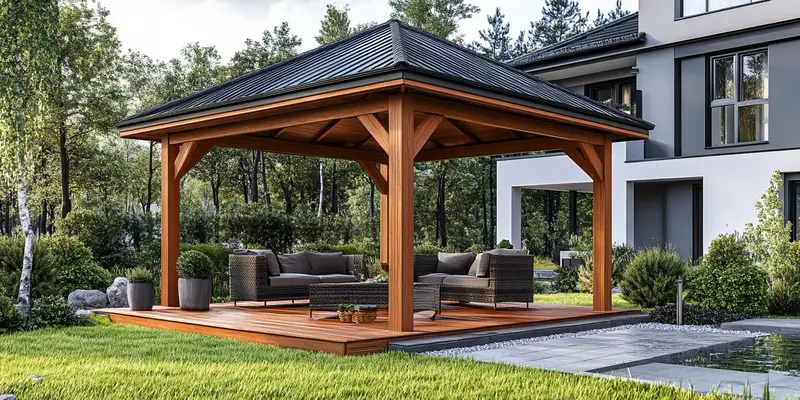 Co na dach altany ogrodowej?