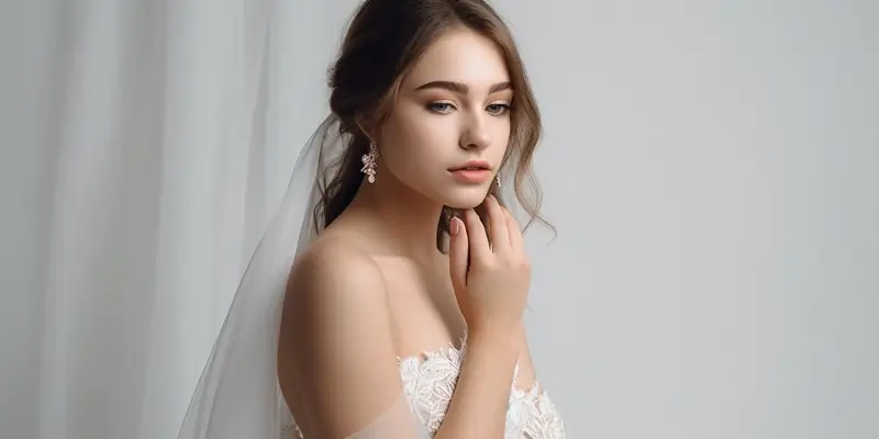 Suknie ślubne z geometrycznym motywem jako jeden z trendów