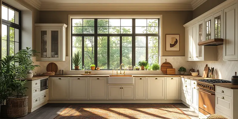 Czerwone meble kuchenne jakie ściany?