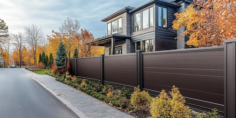 Alu Zäune aus Polen mit Montage