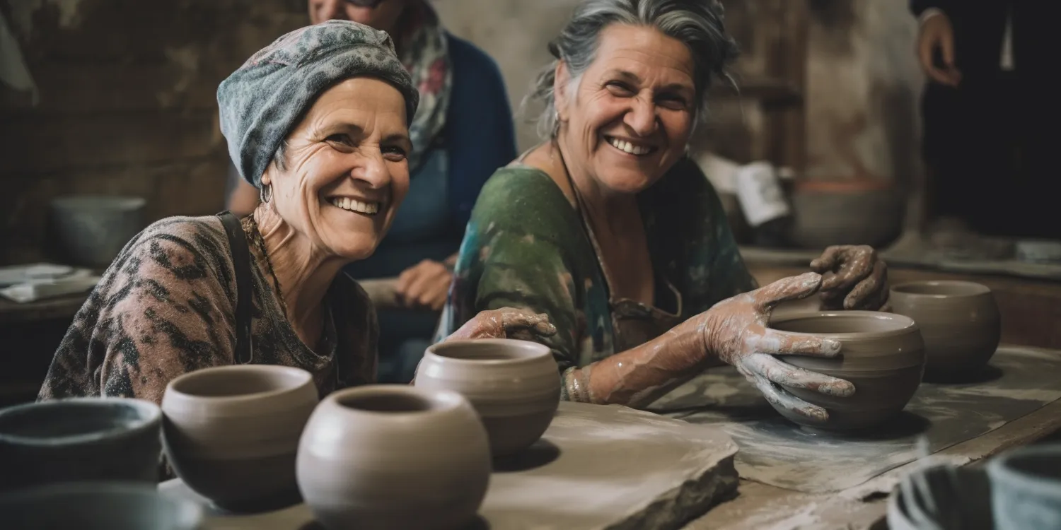 Sprzęt na warsztatach z ceramiki